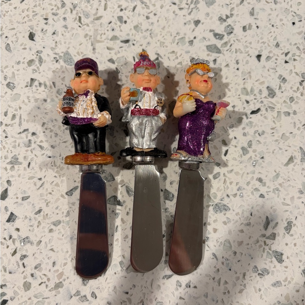 New Years Holiday Spreader Set